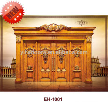 Up-to-the-minute luxury solid wood door main door wood carving door design